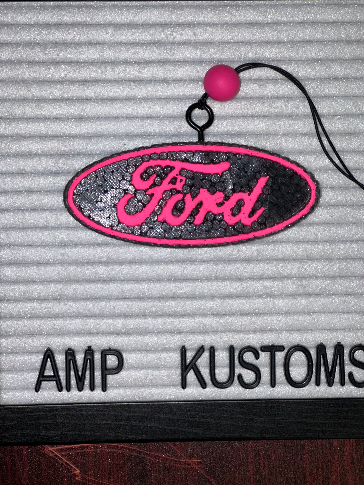 Ford Pink Emblem Car Freshie