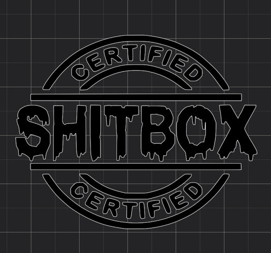 Certified Shi*box Decal