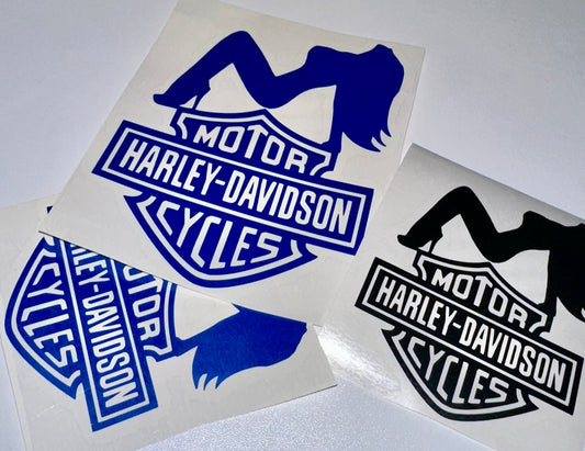 Harley Davidson Pin-up Logo Decal