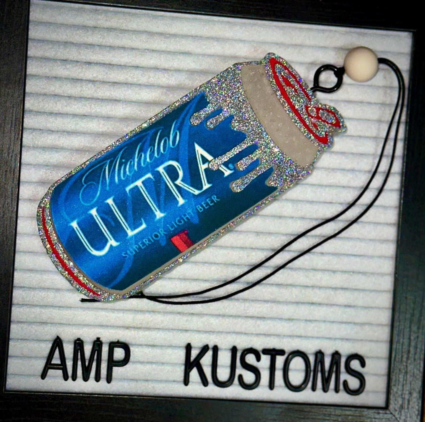 Michelob Ultra Can Shaped Car Freshie