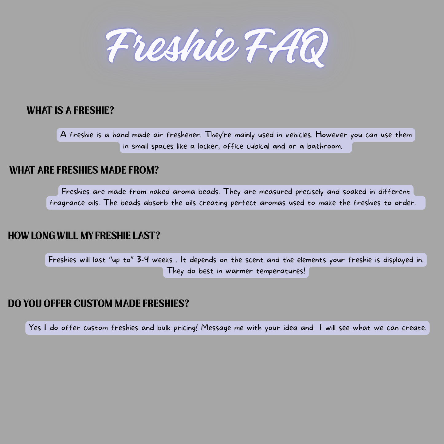 F**k It Car Freshie