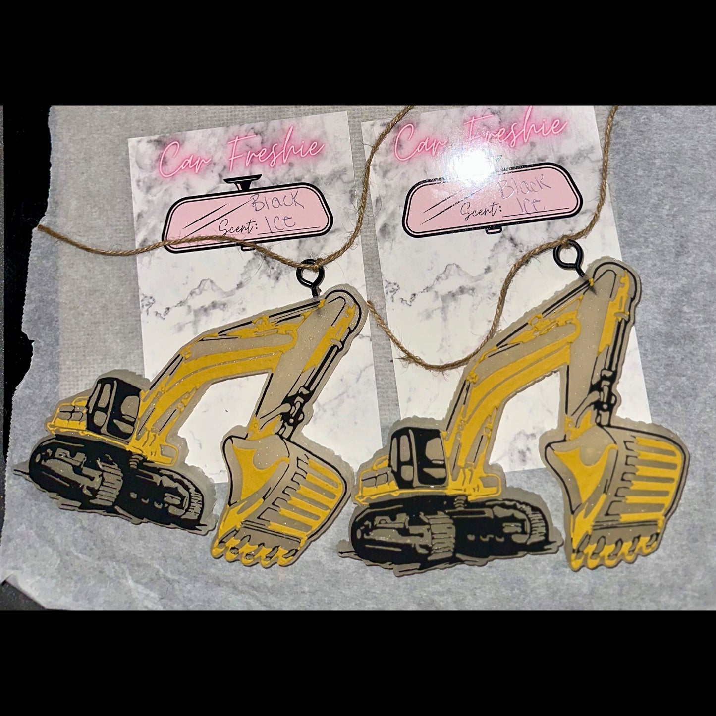 Excavator Car Freshie