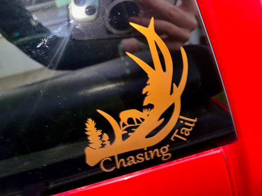 Chasing Tail Hunting Decal