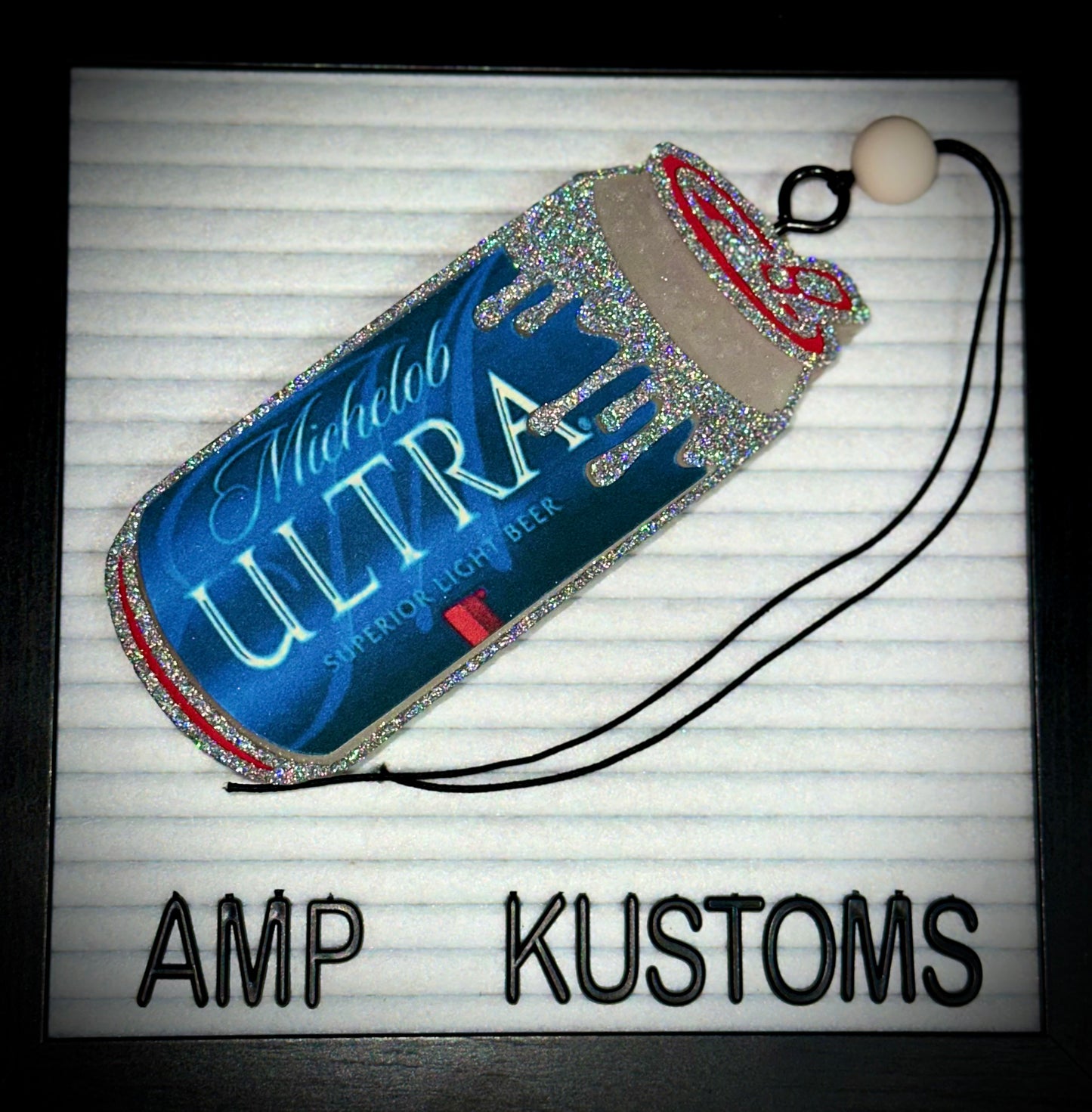 Michelob Ultra Can Shaped Car Freshie