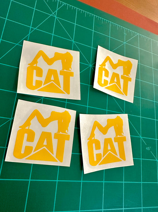 Caterpillar “CAT” Pin-up Girl Decal