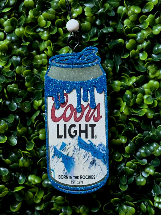 Coors Lite car freshie