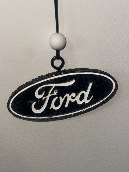 Black Ford Symbol Car Freshie
