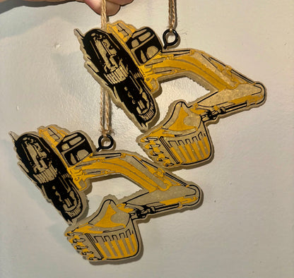 Excavator Car Freshie