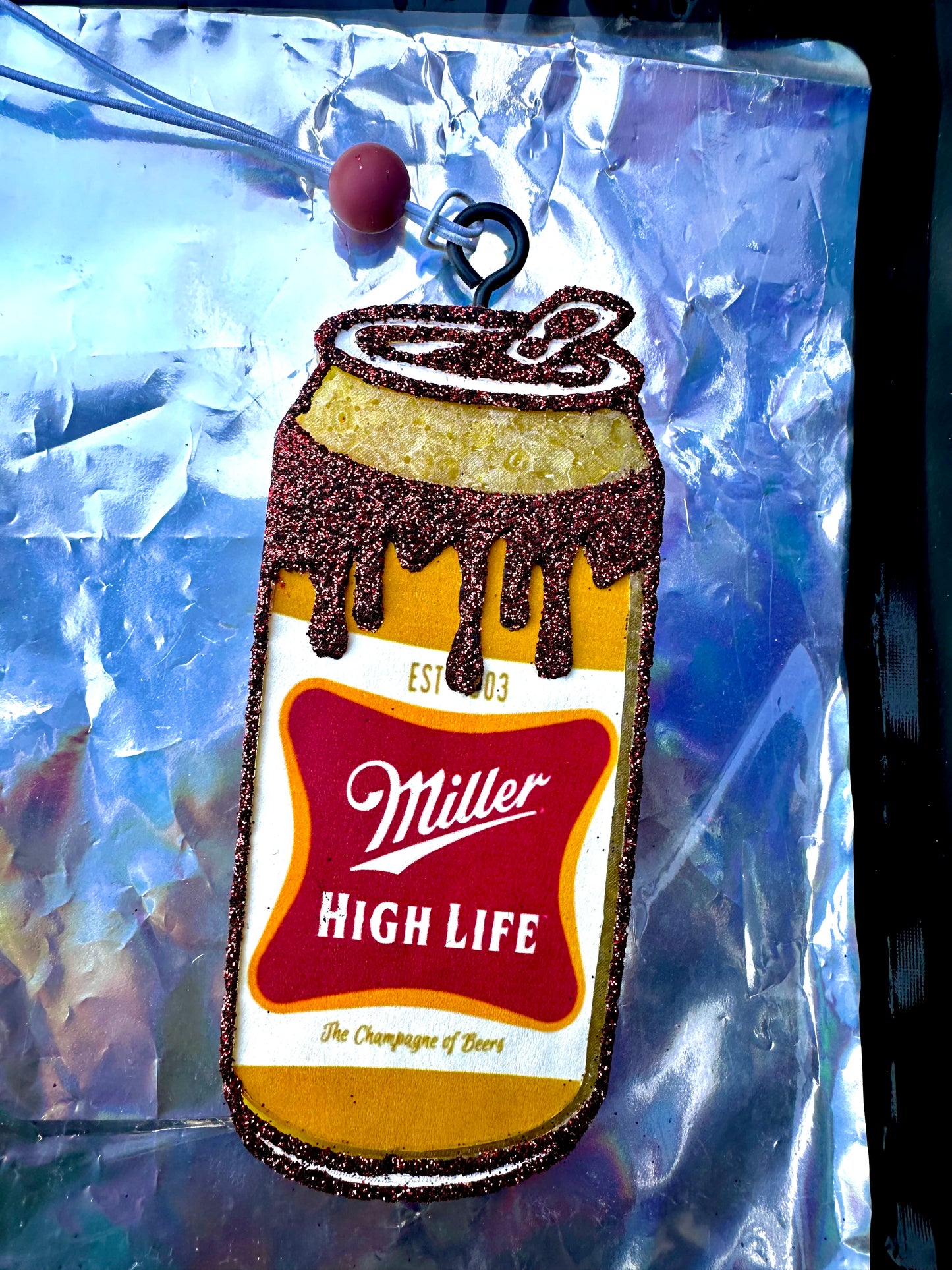 Miller High Life Car Freshie