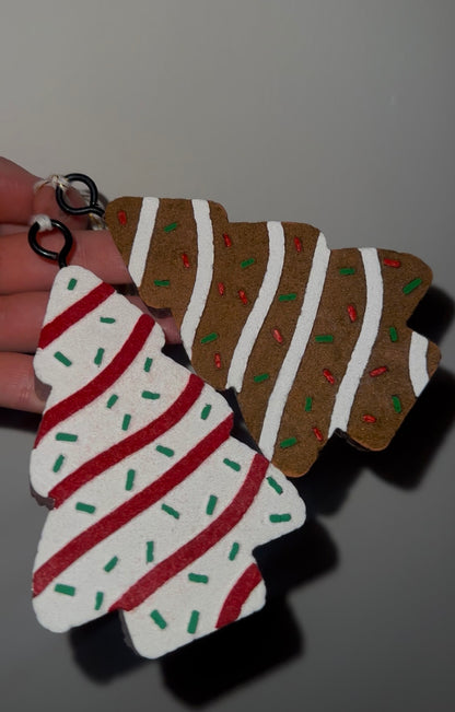 Chocolate Christmas Tree Snack Cake Car Freshie SEASONAL**