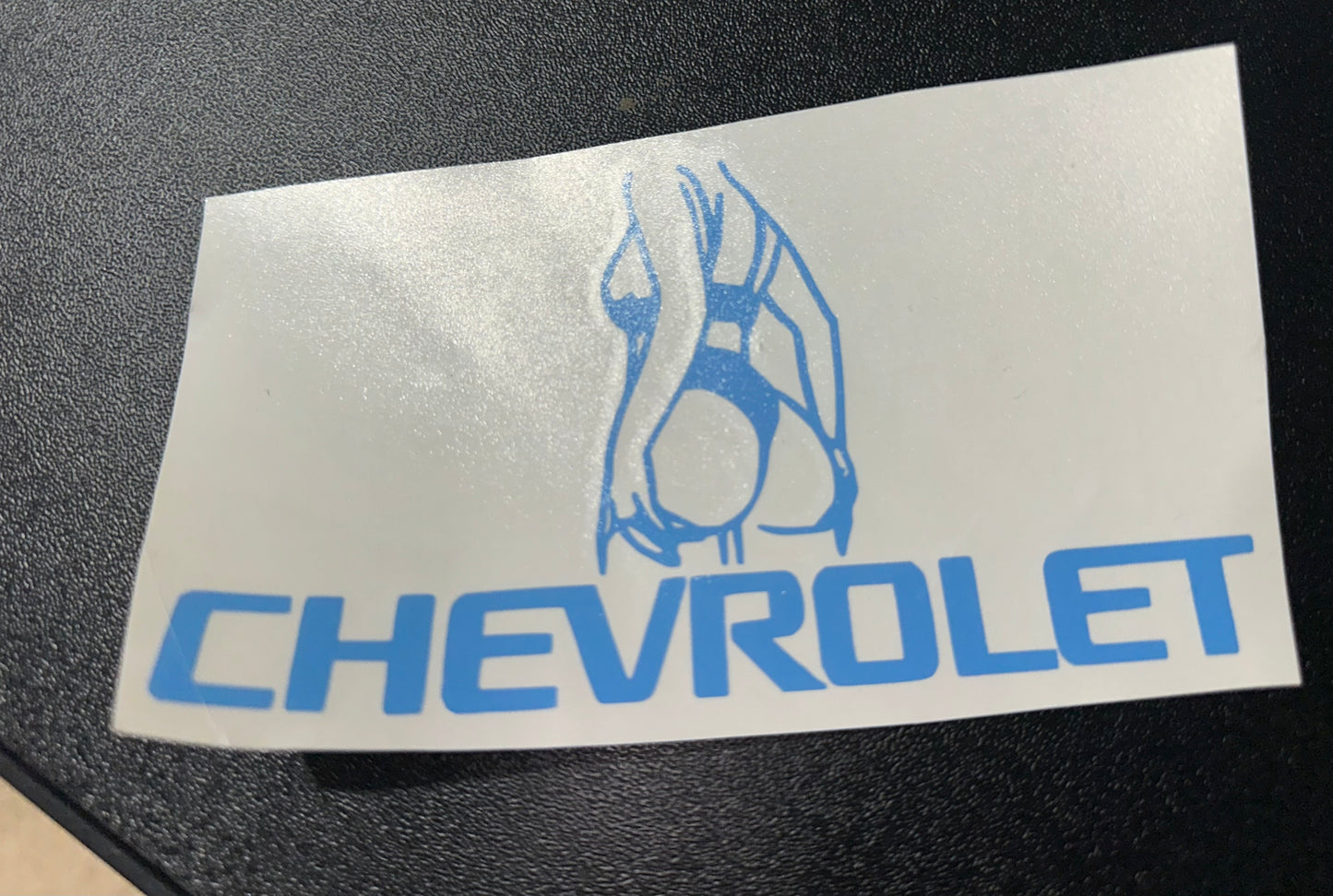 Cheeky Chevrolet Decal