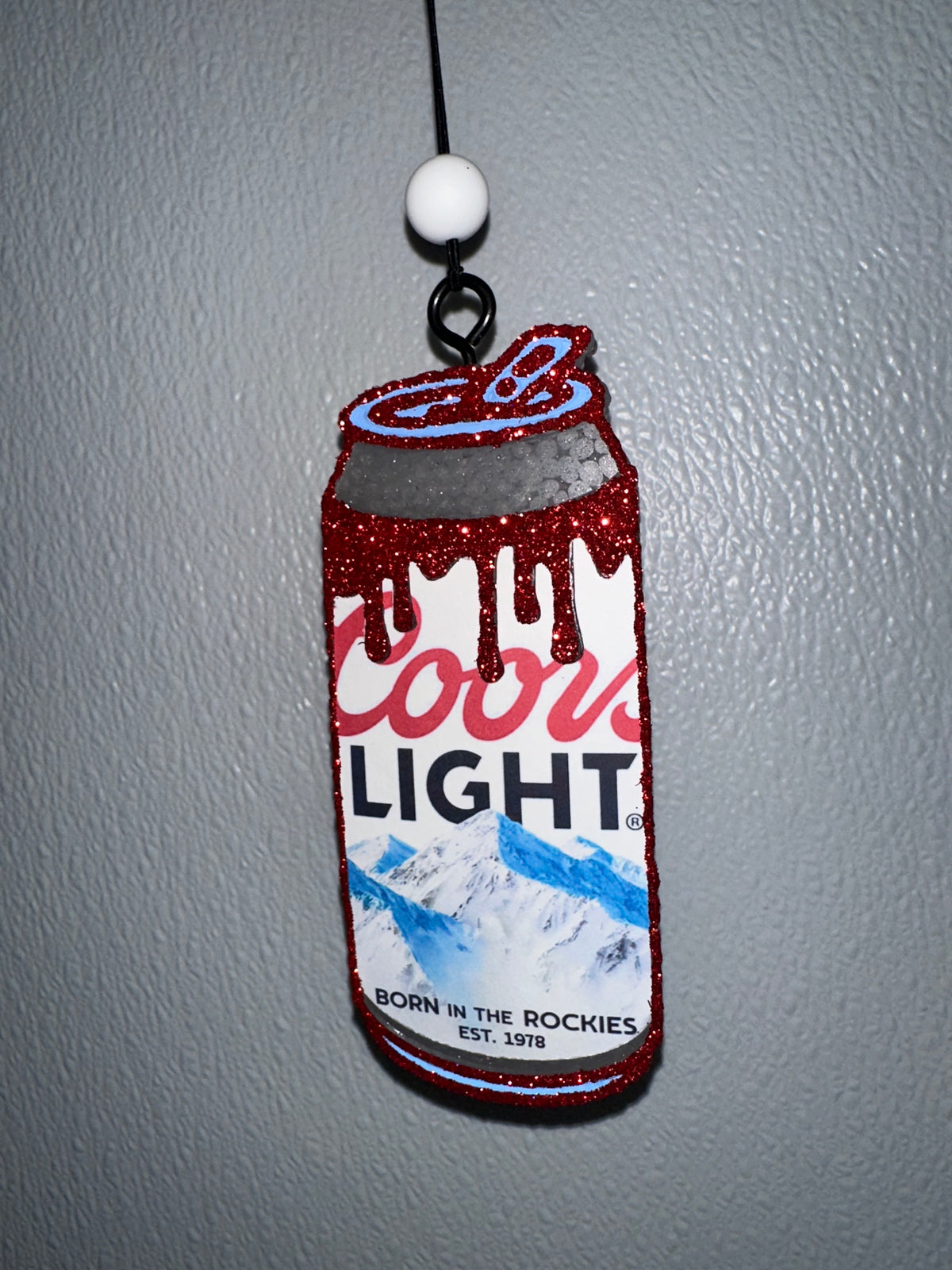 Coors Light Red Can Shaped Car Freshie