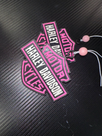 Harley Davidson Pink Logo Car Freshie