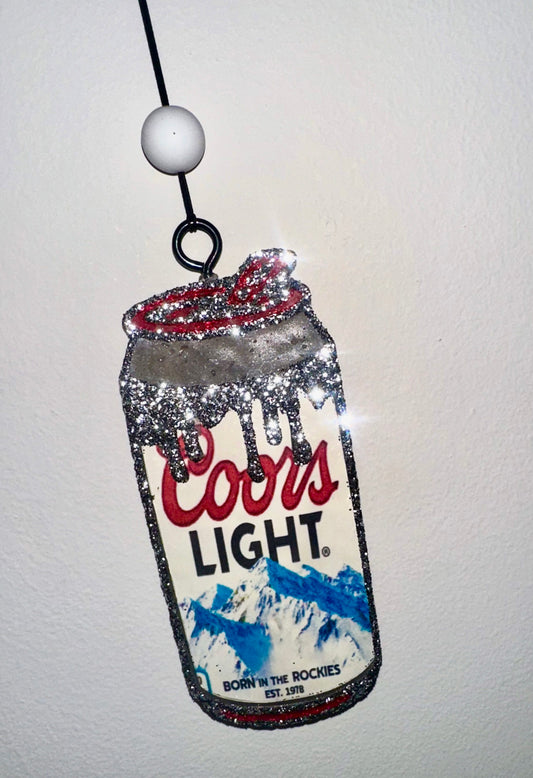 Coors Light Can Shaped Car Freshie