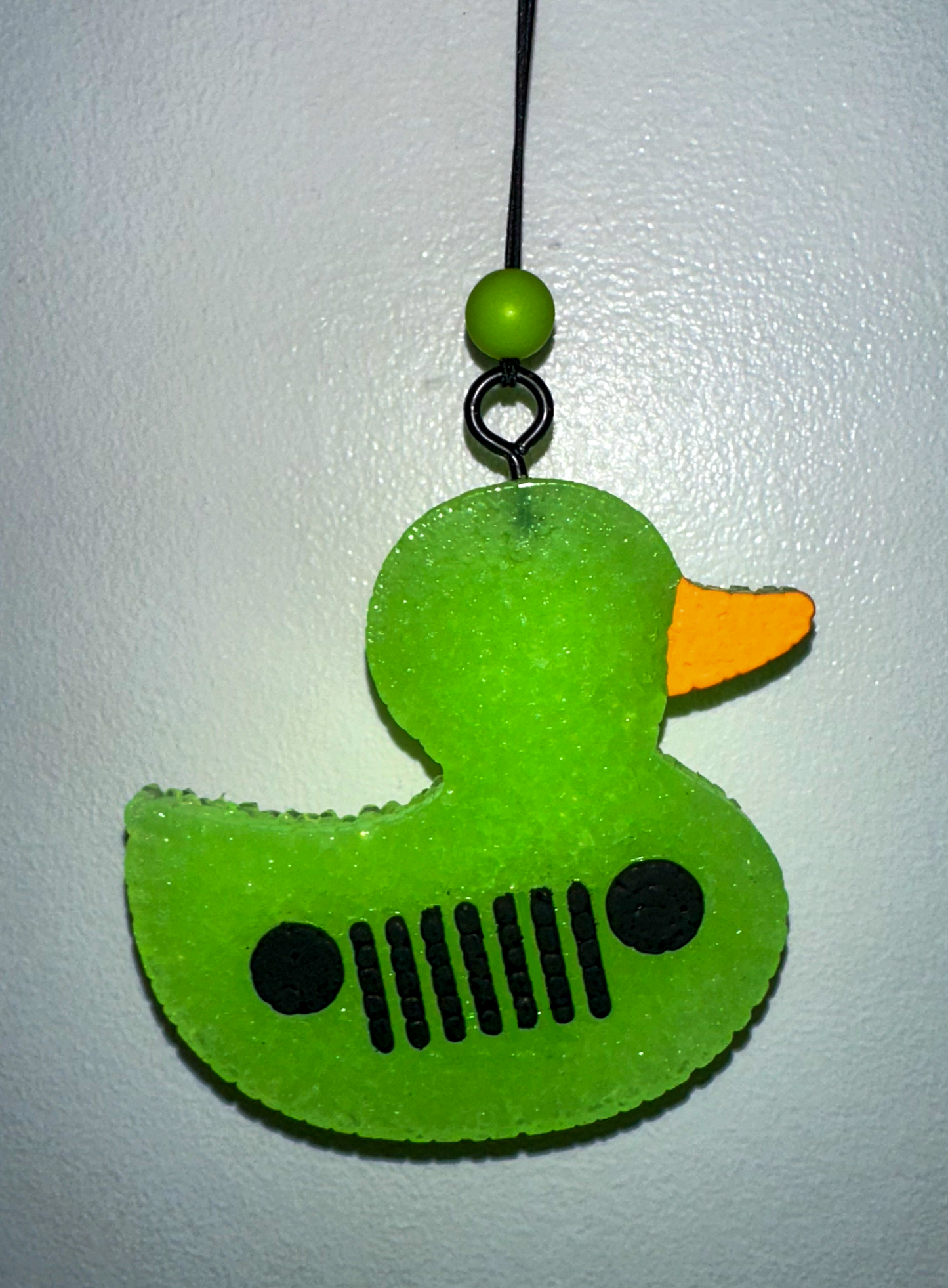 Jeep Car Freshie Neon Green