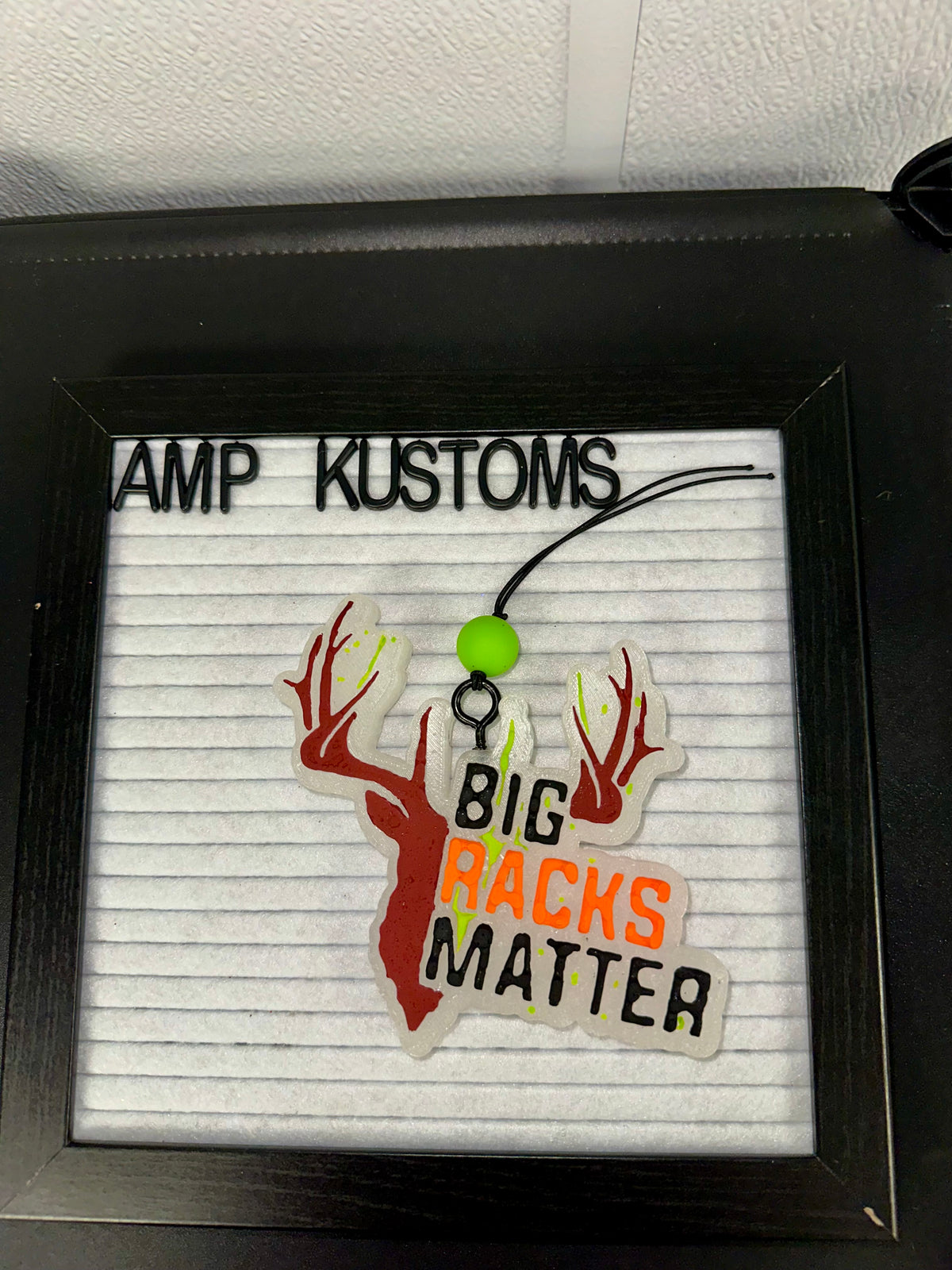 “Big Racks Matter” Hunting Car Freshie