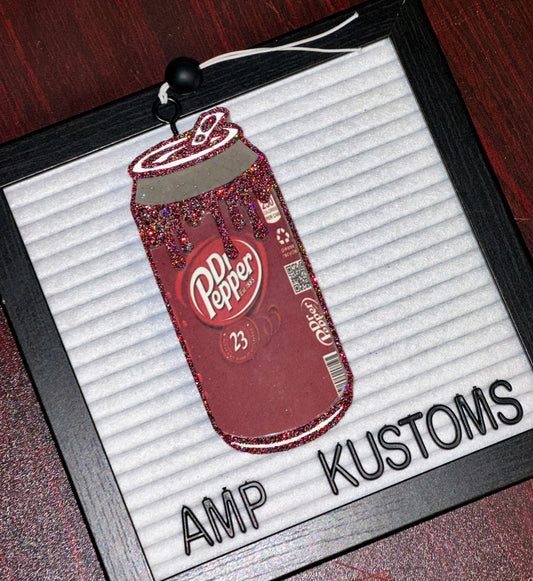 Dr. Pepper Can Shaped Car Freshie