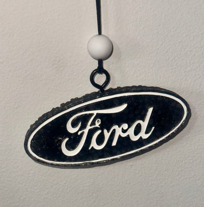 Black Ford Symbol Car Freshie