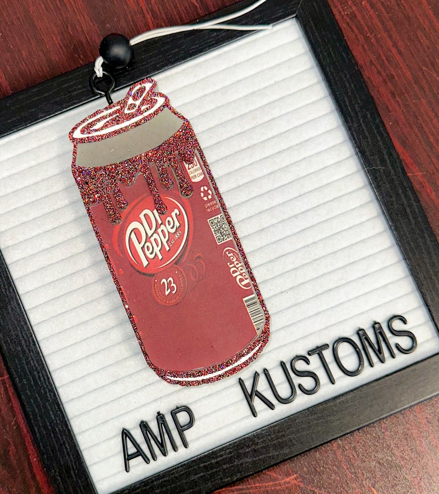 Dr. Pepper Can Shaped Car Freshie