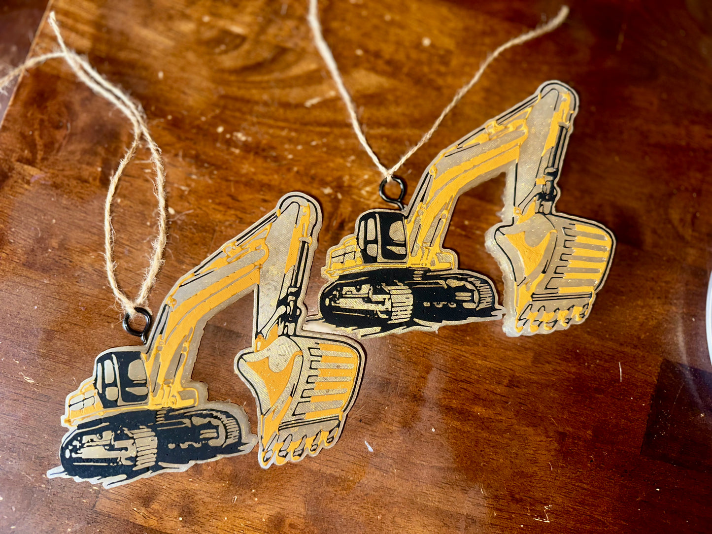 Excavator Car Freshie