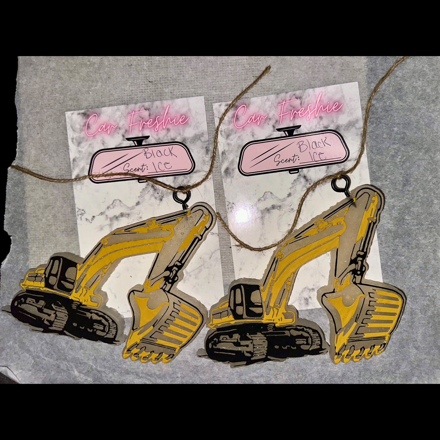 Excavator Car Freshie