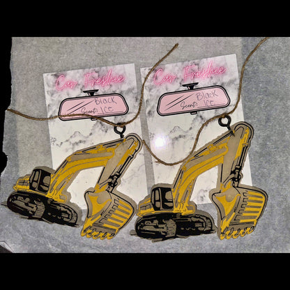 Excavator Car Freshie