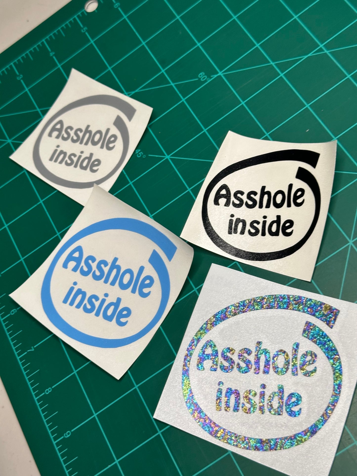 “Asshole Inside” Decal