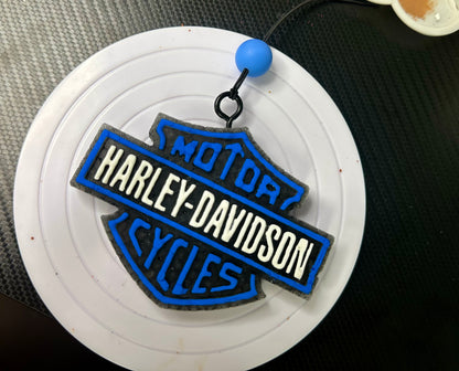 Harley Davidson Blue Car Freshie