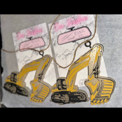 Excavator Car Freshie