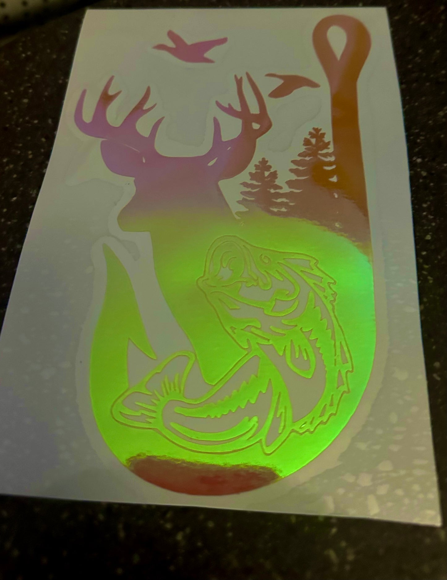 Buck & Bass Decal