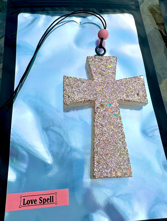 Sparkle Cross Car Freshie