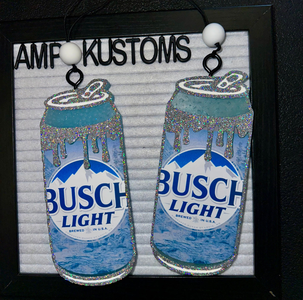 Busch Light Inspired Can Shaped Car Freshie