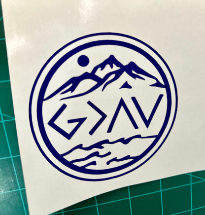 “God Is Greater…” Decal