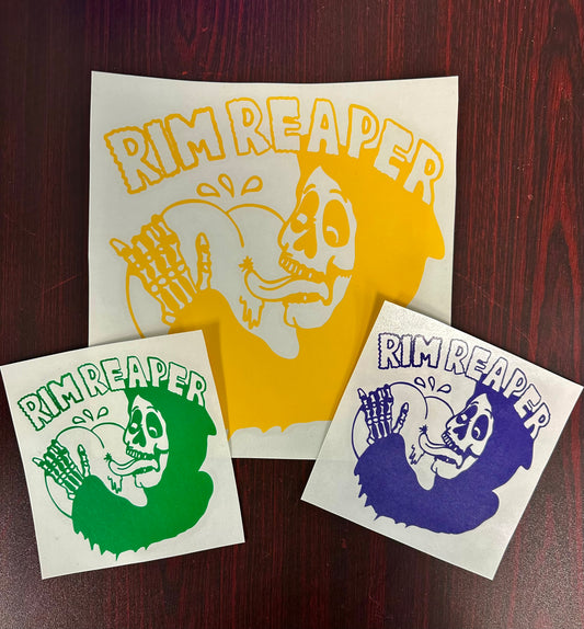 Rim Reaper Vinyl Sticker