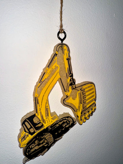 Excavator Car Freshie