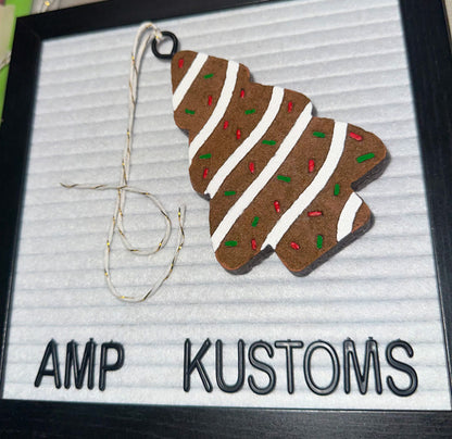 Chocolate Christmas Tree Snack Cake Car Freshie SEASONAL**