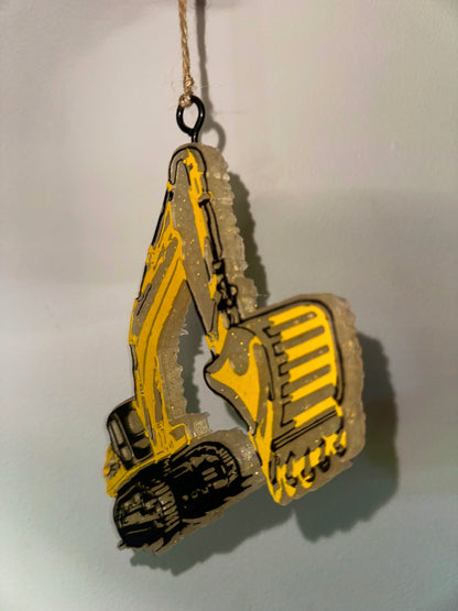 Excavator Car Freshie