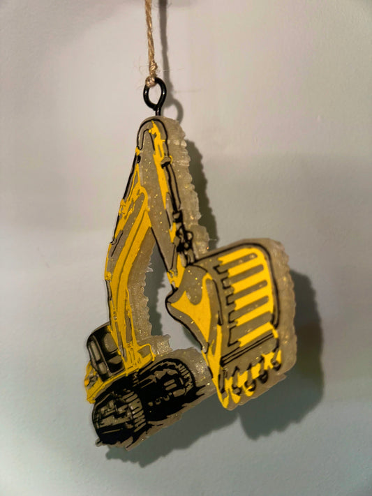 Excavator Car Freshie