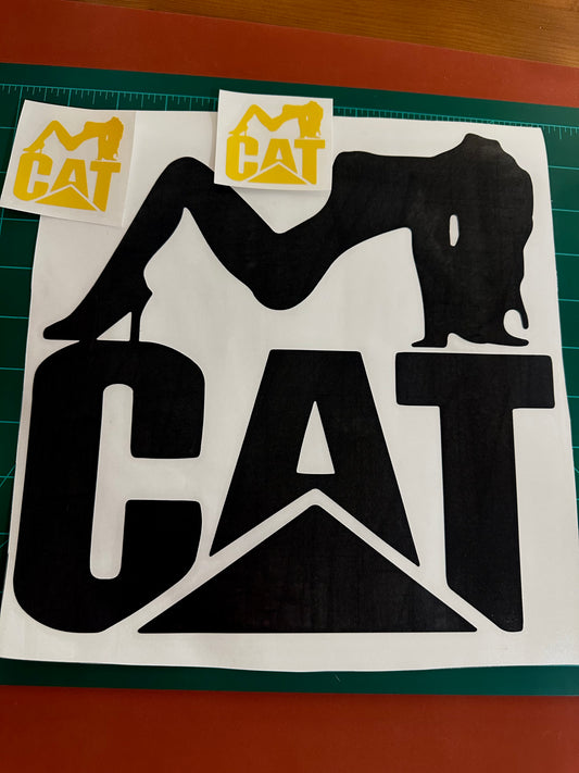 Caterpillar “CAT” Pin-up Girl Decal