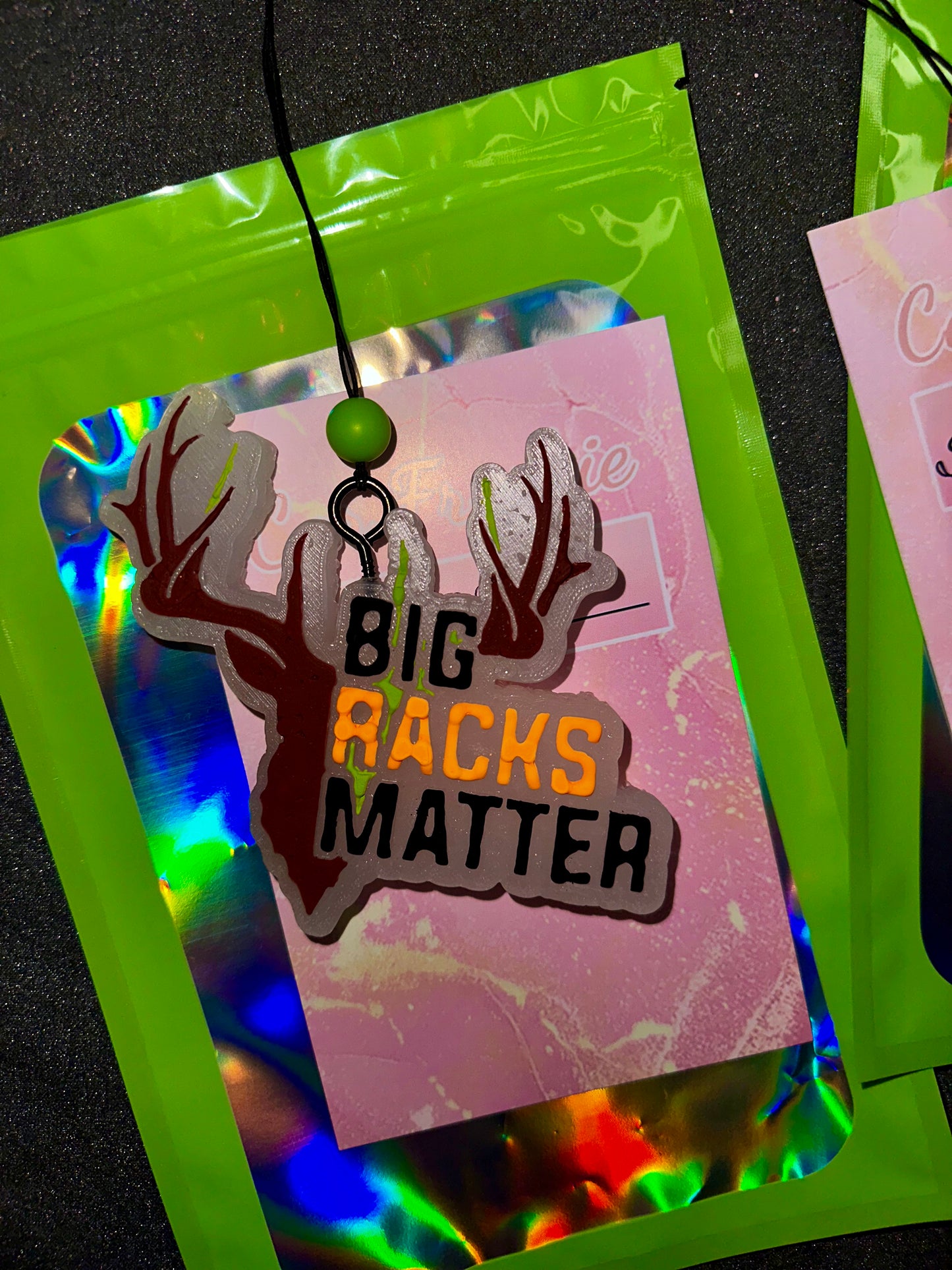 “Big Racks Matter” Hunting Car Freshie