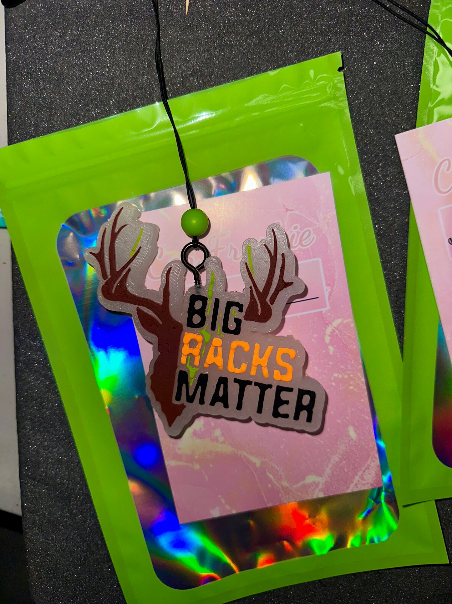 “Big Racks Matter” Hunting Car Freshie