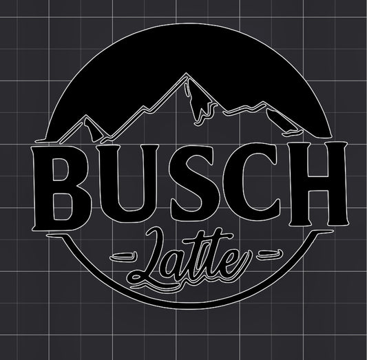 Busch Latte Decal