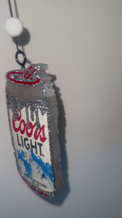 Coors Light Can Shaped Car Freshie